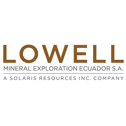 Lowell Mineral Exploration Ecuador S.A., an indirect wholly-owned subsidiary of Solaris, promotes the development of strategic alliances with key stakeholders in Ecuador to pave the way for sustainable best practices of responsible exploration. 